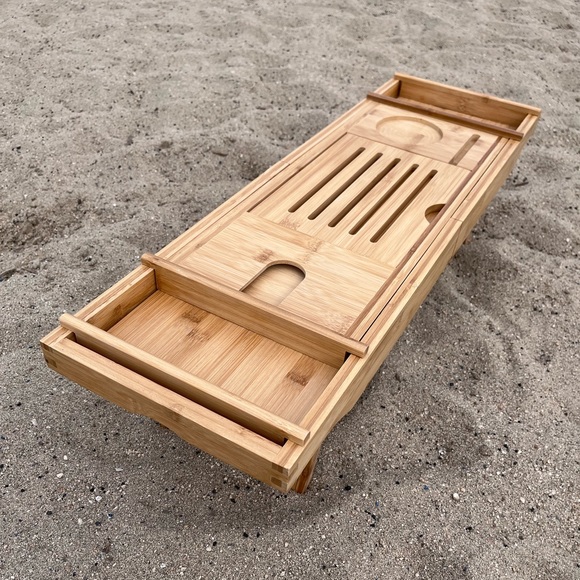 Perfect gift!Spa tray bamboo dual-use - Picture 5 of 8